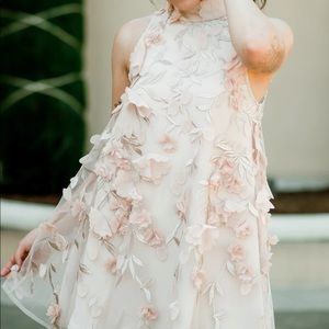 Elliatt high neck 3d floral Tabitha dress size XS